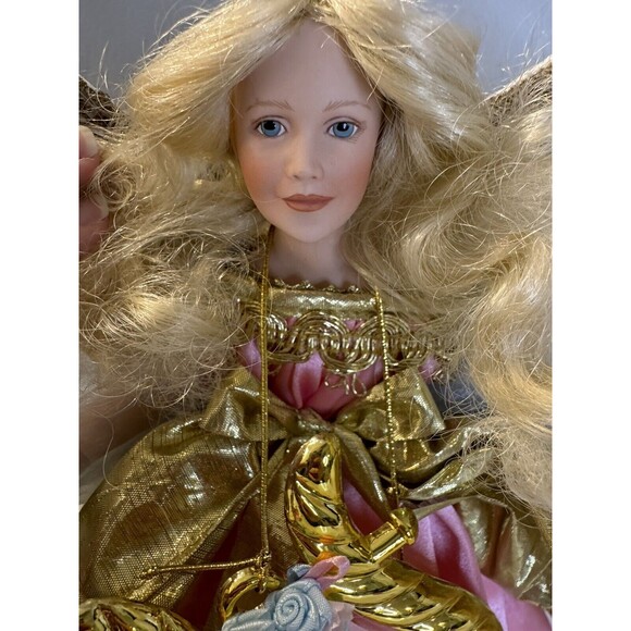 PARADISE GALLERIES Treasury Collection "Treetop Angel" 14" Lighted - Picture 6 of 16
